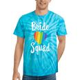Bride Squad Lgbt Wedding Bachelorette Lesbian Pride Women Tie-Dye T-shirts Turquoise Tie-Dye