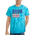 Bruh Usa 4Th Of July Patriotic American Flag Happy Women Tie-Dye T-shirts Turquoise Tie-Dye