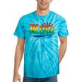 Drag King With Crown Rainbow Gay Pride Tie-Dye T-shirts Turquoise Tie-Dye