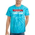 Sarcastic Humor Breaking News I Don't Care Tie-Dye T-shirts Turquoise Tie-Dye