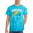 Gaymer Rainbow Flag Gaming Lesbian Gay Bisexual Pride Lgbtq Tie-Dye T-shirts Turquoise Tie-Dye