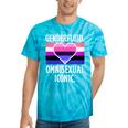 Genderfluid Omnisexual Iconic Pride Flag Genderqueer Queer Tie-Dye T-shirts Turquoise Tie-Dye