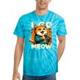 I Go Meow Cat Owner Singing Cat Meme Cat Lovers Tie-Dye T-shirts Turquoise Tie-Dye