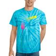 Gun Dripping Rainbow Graffiti Paint Artist Revolver Tie-Dye T-shirts Turquoise Tie-Dye