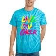 Happy Live Love Cheer Cute Girls Cheerleader Tie-Dye T-shirts Turquoise Tie-Dye