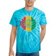 Junenth Sunflower African American Junenth Tie-Dye T-shirts Turquoise Tie-Dye