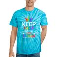 Keep Calm The Gay Husband Wife Papa Dad Family Lgbt Pride Tie-Dye T-shirts Turquoise Tie-Dye