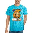 Lgbt Lion Gay Pride Lgbtq Rainbow Flag Sunglasses Tie-Dye T-shirts Turquoise Tie-Dye