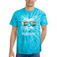 Lgbtq Pride Flag Cat Vintage Pride Month Tie-Dye T-shirts Turquoise Tie-Dye