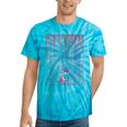 Rainbow Cute Unicorn Graffiti Tie-Dye T-shirts Turquoise Tie-Dye