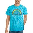San Francisco Rainbow 70'S 80'S Style Retro Gay Pride Tie-Dye T-shirts Turquoise Tie-Dye