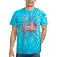 She Loves Jesus And America Too Fourth Of July Women Tie-Dye T-shirts Turquoise Tie-Dye