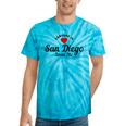 Someone In San Diego California Loves Me Pride Vintage Tie-Dye T-shirts Turquoise Tie-Dye