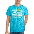 That's My Granddaughter Out There Grandpa Grandma Softball Tie-Dye T-shirts Turquoise Tie-Dye