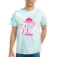I Am 59 Plus 1 Middle Finger Pink Crown 60Th Birthday Tie-Dye T-shirts Mint Tie-Dye