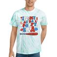 In My Baseball Poppy Era Groovy Baseball Pride Tie-Dye T-shirts Mint Tie-Dye