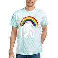 Bigfoot Graffiti Rainbow Sasquatch Tagger Tie-Dye T-shirts Mint Tie-Dye