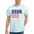 Bruh Usa 4Th Of July Patriotic American Flag Happy Women Tie-Dye T-shirts Mint Tie-Dye