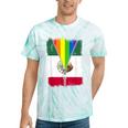 Lgbt Mexico Flag Zip Rainbow Mexican Gay Pride Tie-Dye T-shirts Mint Tie-Dye