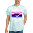 Genderfluid Omnisexual Iconic Pride Flag Genderqueer Queer Tie-Dye T-shirts Mint Tie-Dye