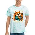 I Go Meow Cat Owner Singing Cat Meme Cat Lovers Tie-Dye T-shirts Mint Tie-Dye