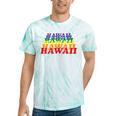 Hawaii State Gay Pride Rainbow Word Tie-Dye T-shirts Mint Tie-Dye