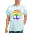 Lgbt Pride Month Tree Life Rainbow Gay Lesbian Tie-Dye T-shirts Mint Tie-Dye
