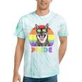 Lgbtq Swedish Vallhund Dog Rainbow Love Gay Pride Tie-Dye T-shirts Mint Tie-Dye