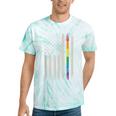 Rainbow Gay Pride American Flag Lgbt Gay Transgender Pride Tie-Dye T-shirts Mint Tie-Dye