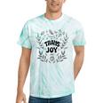 Transgender Pride Joy Floral Trans Pride Month Tie-Dye T-shirts Mint Tie-Dye
