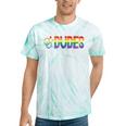 Vintage Rainbow Dude Just Taste Better Pride Gay Lgbtq Tie-Dye T-shirts Mint Tie-Dye