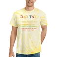 Dad Tax Definition Girl Boy Dad Father Husband Humour Tie-Dye T-shirts Mint Tie-Dye