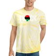 Black Pride Afro Pride Pan African Flag Melanin Black Woman Tie-Dye T-shirts Yellow Tie-Dye