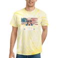 I Choose The Felon 2024 Republican Patriot Women Tie-Dye T-shirts Yellow Tie-Dye