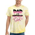 Dad And Mom Of The Birthday Girl Family Matching Party Tie-Dye T-shirts Yellow Tie-Dye