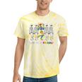 Dare To Be Yourself Rainbow Skeleton Lgbt Pride Month Tie-Dye T-shirts Yellow Tie-Dye