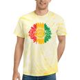 Junenth Sunflower African American Junenth Tie-Dye T-shirts Yellow Tie-Dye