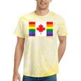 Lgbt Gay Pride Rainbow Canadian Flag Tie-Dye T-shirts Yellow Tie-Dye