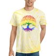 Lgbt Pride Month Tree Life Rainbow Gay Lesbian Tie-Dye T-shirts Yellow Tie-Dye