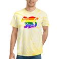 Mama Dragon Rainbow Colored Dragon Graphic Tie-Dye T-shirts Yellow Tie-Dye