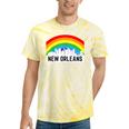 New Orleans Pride Lgbtq Rainbow Skyline Tie-Dye T-shirts Yellow Tie-Dye