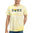 Ohio Rainbow Pride Home State Map Tie-Dye T-shirts Yellow Tie-Dye