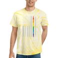 Rainbow Gay Pride American Flag Lgbt Gay Transgender Pride Tie-Dye T-shirts Yellow Tie-Dye