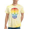 Rainbow Sugar Skull Day Of The Dead Lgbt Gay Pride Tie-Dye T-shirts Yellow Tie-Dye