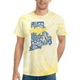 Rhode Island State Pride I Love Rhode Island Tie-Dye T-shirts Yellow Tie-Dye