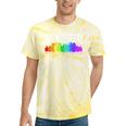 San Diego Skyline Rainbow Gay Pride Month California Tie-Dye T-shirts Yellow Tie-Dye