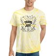 Transgender Pride Joy Floral Trans Pride Month Tie-Dye T-shirts Yellow Tie-Dye