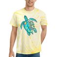 In A World Full Of Grandmas Be A Nana Sea Turtle Tie-Dye T-shirts Yellow Tie-Dye