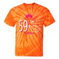 I Am 59 Plus 1 Middle Finger Pink Crown 60Th Birthday Tie-Dye T-shirts Orange Tie-Dye