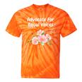Advocate For Equal Voices Empower Equal Rights Tie-Dye T-shirts Orange Tie-Dye